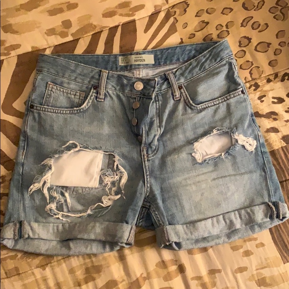 Topshop denim shorts